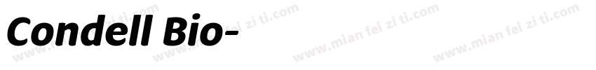 Condell Bio字体转换